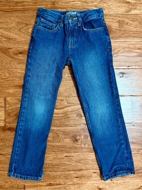 Cat & Jack Boy’s Dark Blue Straight-Leg Jeans